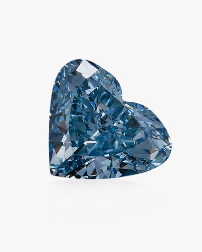 Heart Shaped Blue Diamond